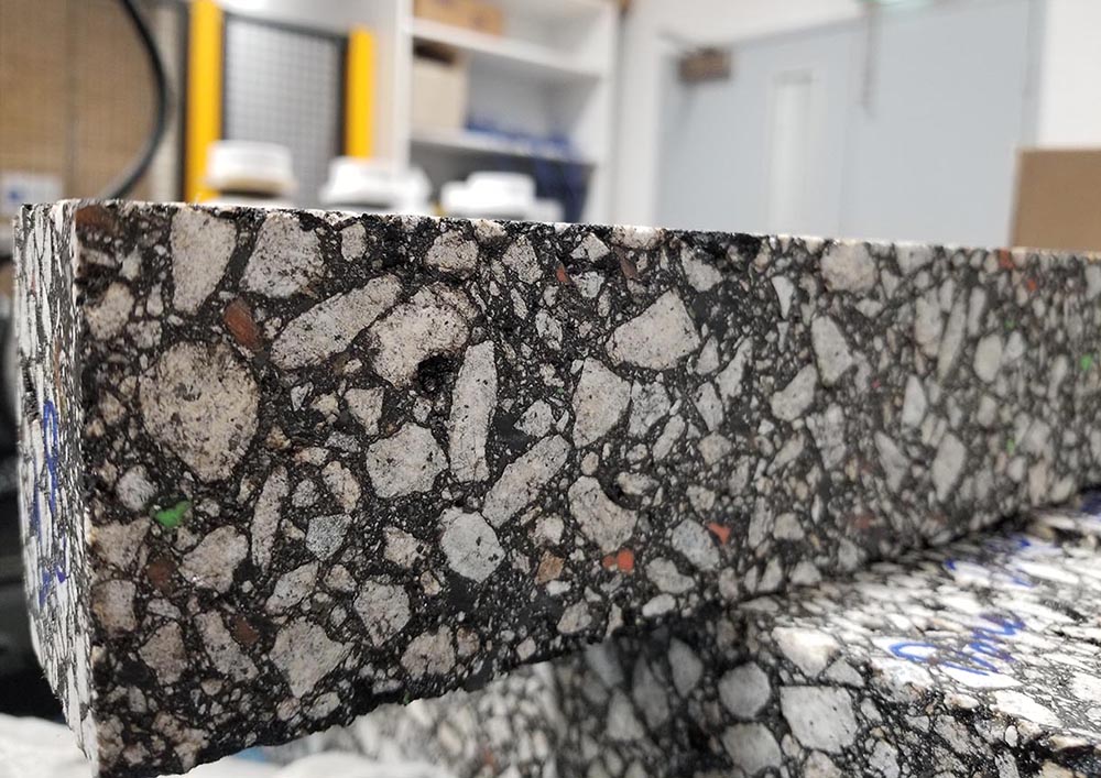 The recycled plastic will come from consumer and industrial waste, including notoriously stubborn soft plastics, and be incorporated into asphalt as a performance enhancer (image courtesy RMIT)