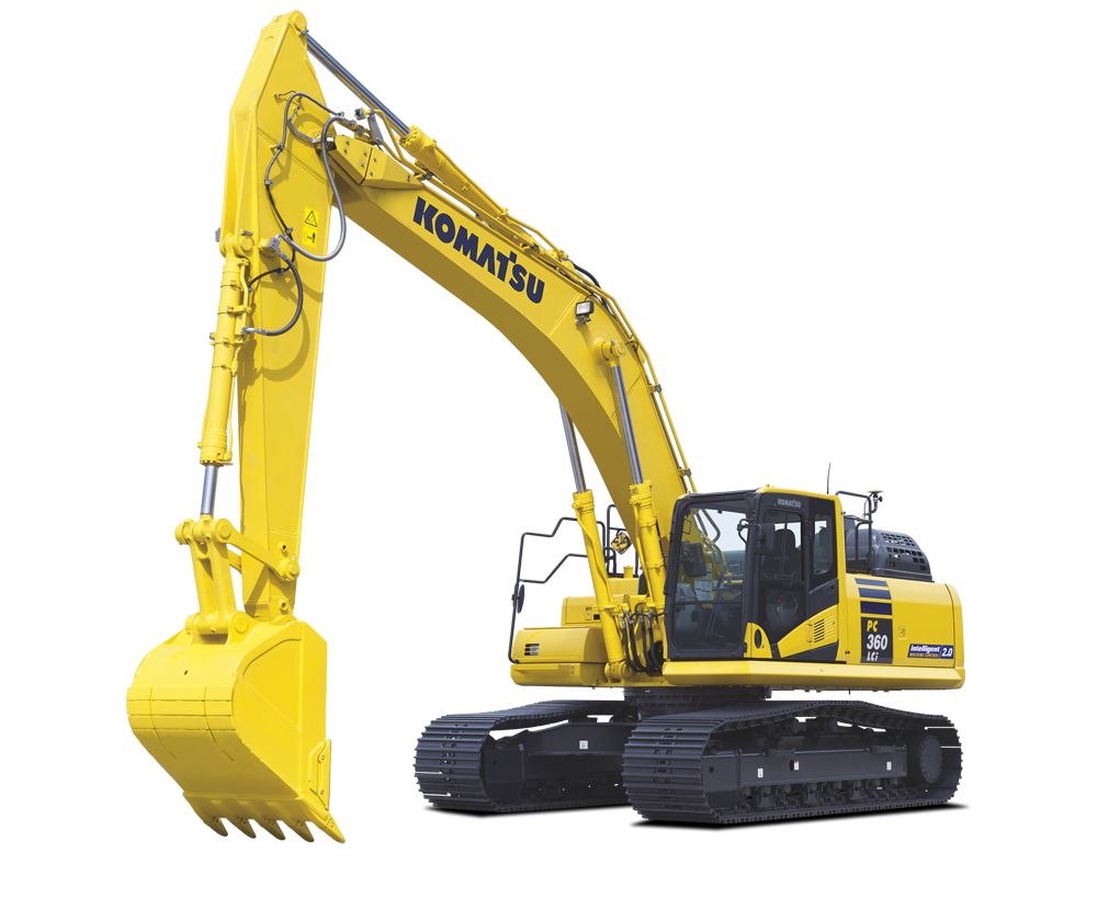 High output is claimed for Komatsu’s powerful PC360LC1-11 excavator 
