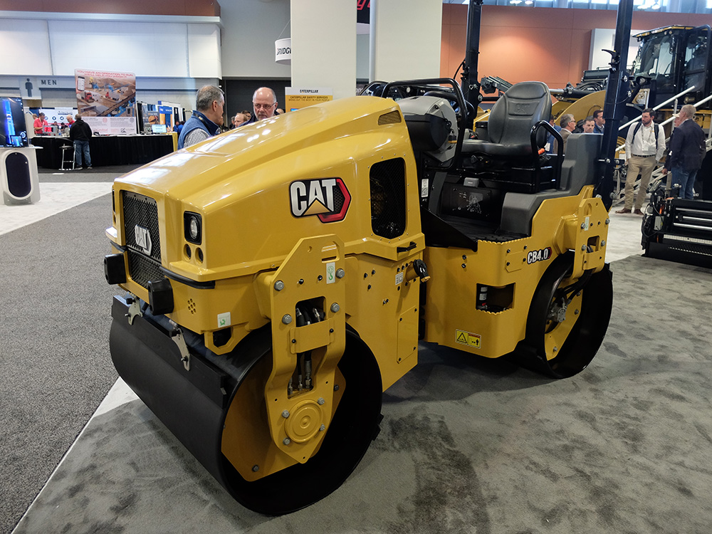 The CB4.0 compactor from Cat is aimed at the rental market