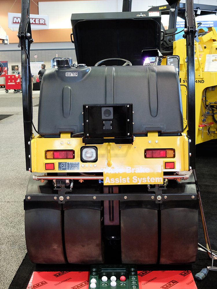 Sakai is now introducing a safety collision avoidance system to its compactor range