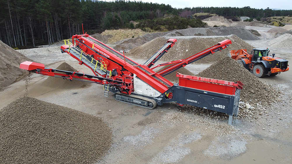 High efficiency is a key feature of Sandvik’s new screening system