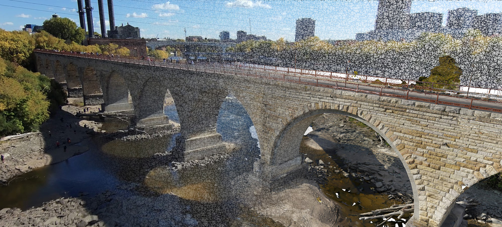 Stone Arch Reality Mesh | Photo Credit: Bentley Systems