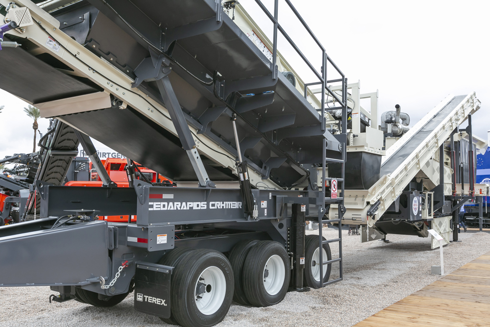 The new Cedarapids crushing and screening plant is designed to maximise production