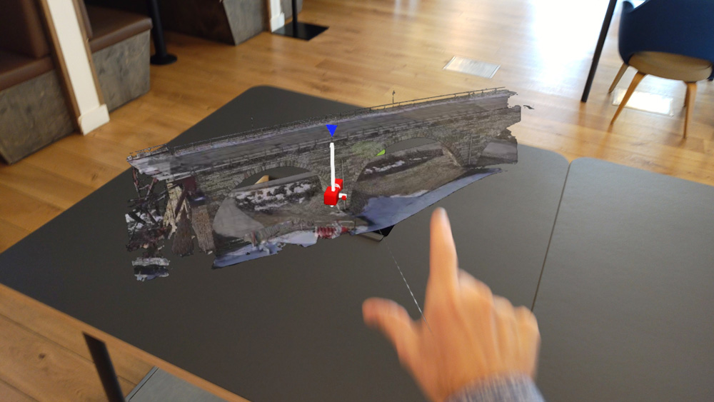 Viewing Bridge with HoloLens |