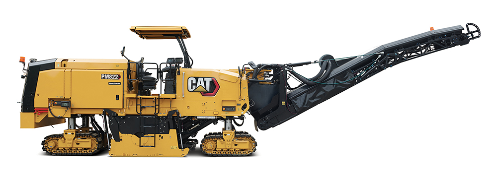 Caterpillar’s 822 mill utilises the firm’s low emission, high output C18 diesel