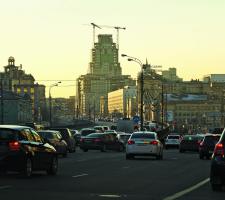 Moscow traffic congestion