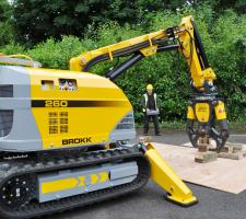 WH Global Report Brokk machines have long been used under remote control for dangerous jobs in demolition as well as tunnelling