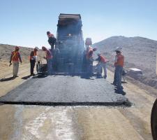 Road construction across East Africa 