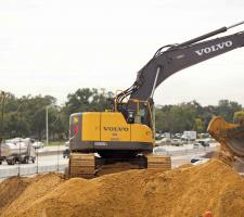 short tailswing excavators Volvo