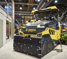 BOMAG rubber tyred compactor