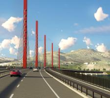 Norway's proposed 1.7km wooden bridge 