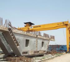 Rail mounted gantry crane