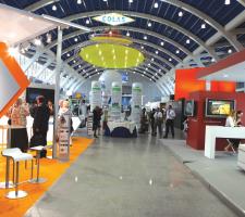 exhibition area at 16th IRF world meeting