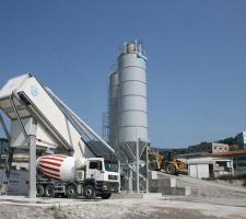 Simem mobile concrete plant, MMX4000