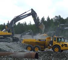 Volvo Excavators and ADT