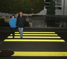 SOLIDPLUS Beads used for pedestrian crossing