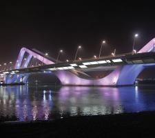 Award-winner: the Sheikh Zayed Bridge