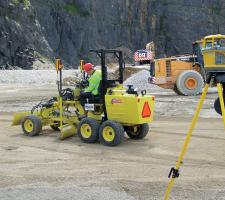Compact Grader in use on site