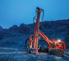 Sandvik’s new DH350 surface drill rig 