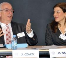Josef Czako, Chair of the IRF Policy Committee and Zeina Nazer