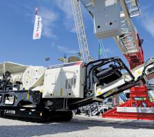 Terex Finlay’s J-1170 mobile jaw crusher 