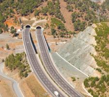 Kemerhisar-Pozanti Highway in Turkey 