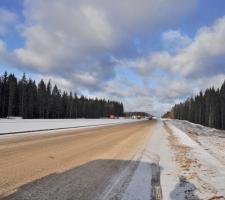 The new Moscow-St Petersburg highway 