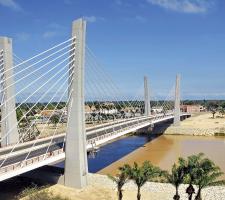 Bridge over the Catumbela River in Angola 