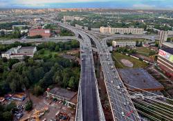 new roads and bridges in St Petersburg 