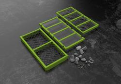 Flex-Mat polyurethane and rubber panels