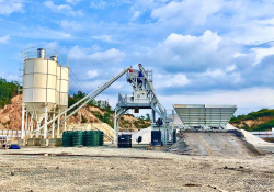 A contractor in Malaysia is using an Elba plant from Ammann to produce concrete for a large construction project