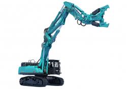 Versatility and performance are claimed for Kobelco’s new high reach excavator