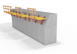 For short bridge superstructures up to 200m long, the VGK Cantilevered Parapet Bracket is a safe, rational and efficient solution