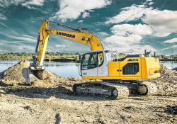 Liebherr’s new R928 excavator is offered with technology from Leica Geosystems