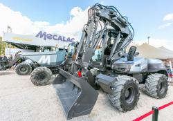 Mecalac’s new zero-emission medium-sized machine range: e12 excavator (pictured), es100 swing loader, ed6 dumper