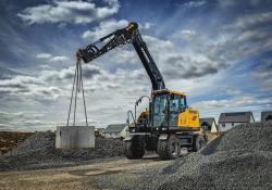 The new Hyundai wheeled excavator can carry out a wide array of duties