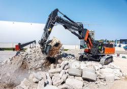 Hitachi is now offering special ruggedised excavators to cope with the tough demolition application