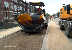 The world's first electric paver by Dynapac