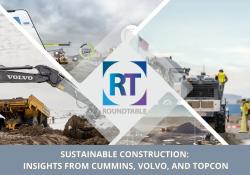 Sustainable Construction: Insights from Cummins, Volvo, and Topcon