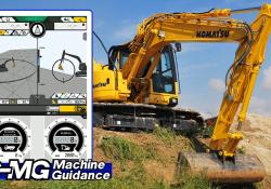 Komatsu is launching 3D machine guidance and payload functions for crawler and wheeled excavators Pic: KomatsuKomatsu is launching 3D machine guidance and payload functions for crawler and wheeled excavators Pic: Komatsu