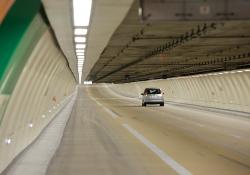 double-deck Duplex A86 tunnel near Paris