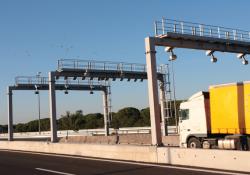 multi-lane, free-flow tolling stations