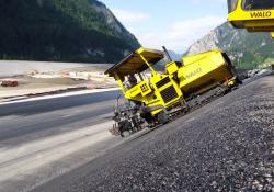 Volvo pavers working for WALO