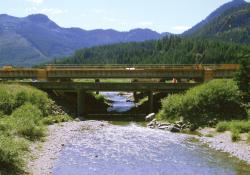 Bridge of road infrastructure