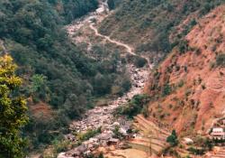 road in Kathmandu valley