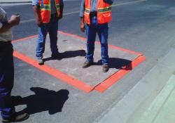 Plate Locks is said to be a cost-effective and reusable road plate securing system 