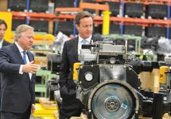 Sir Anthony show David Cameron dieselmax engine