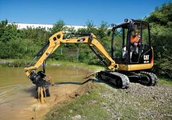 Cat’s 302.4D hydraulic excavator