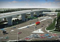 3D models  of Airport link Roundabout 