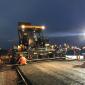 Two BOMAG BF 800 C pavers were used at the NYIA airport project by contractor PT PP Tbk